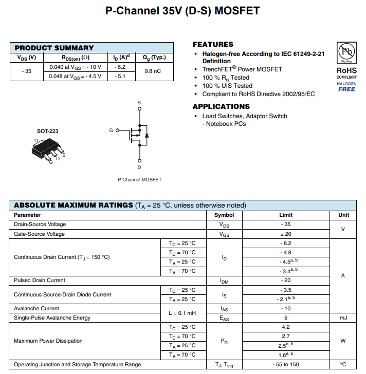 NDT452AP-NL參數(shù) NDT452AP-NL參數(shù)