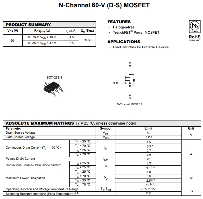 NDT3055參數 NDT3055參數