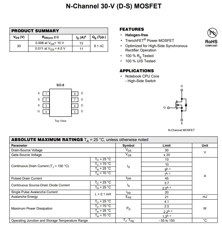 IRF7811AVTR參數(shù) IRF7811AVTR參數(shù)