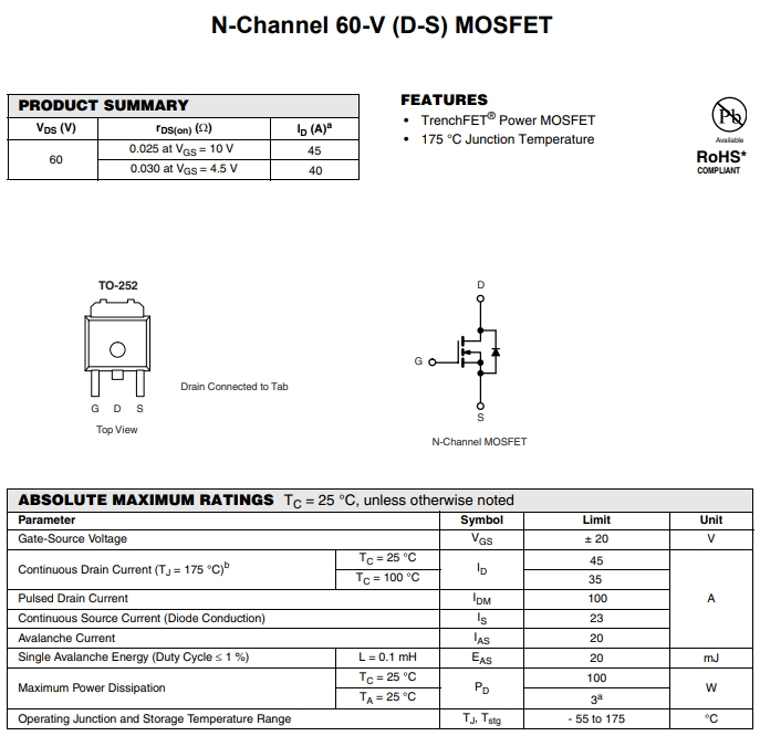 IRLR2905TRPBF參數(shù)