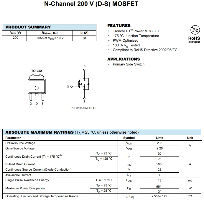 IRFR4620TRPBF IRFR4620TRPBF